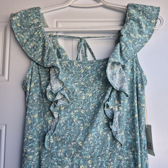 Floral Ruffle Maxi Dress - Picture 2 of 10